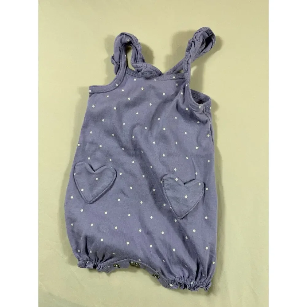 Baby Girl Clothes Lot Size 0-3 Months Summer Romper Dress RuffleButts Kyte Honey